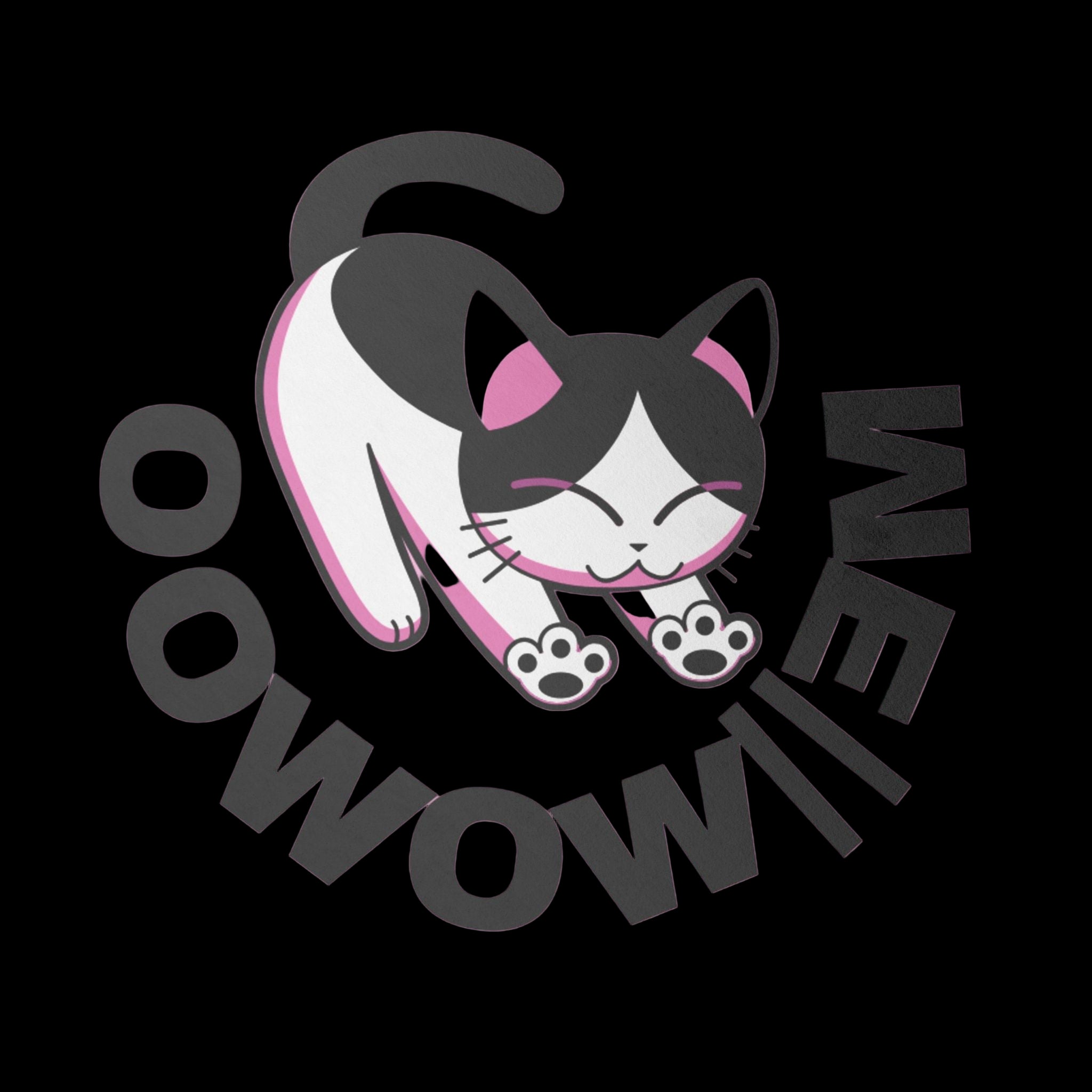 Meowowo Cat Shaped Pillow — Custom Cute Pink Cat Throw Pillow